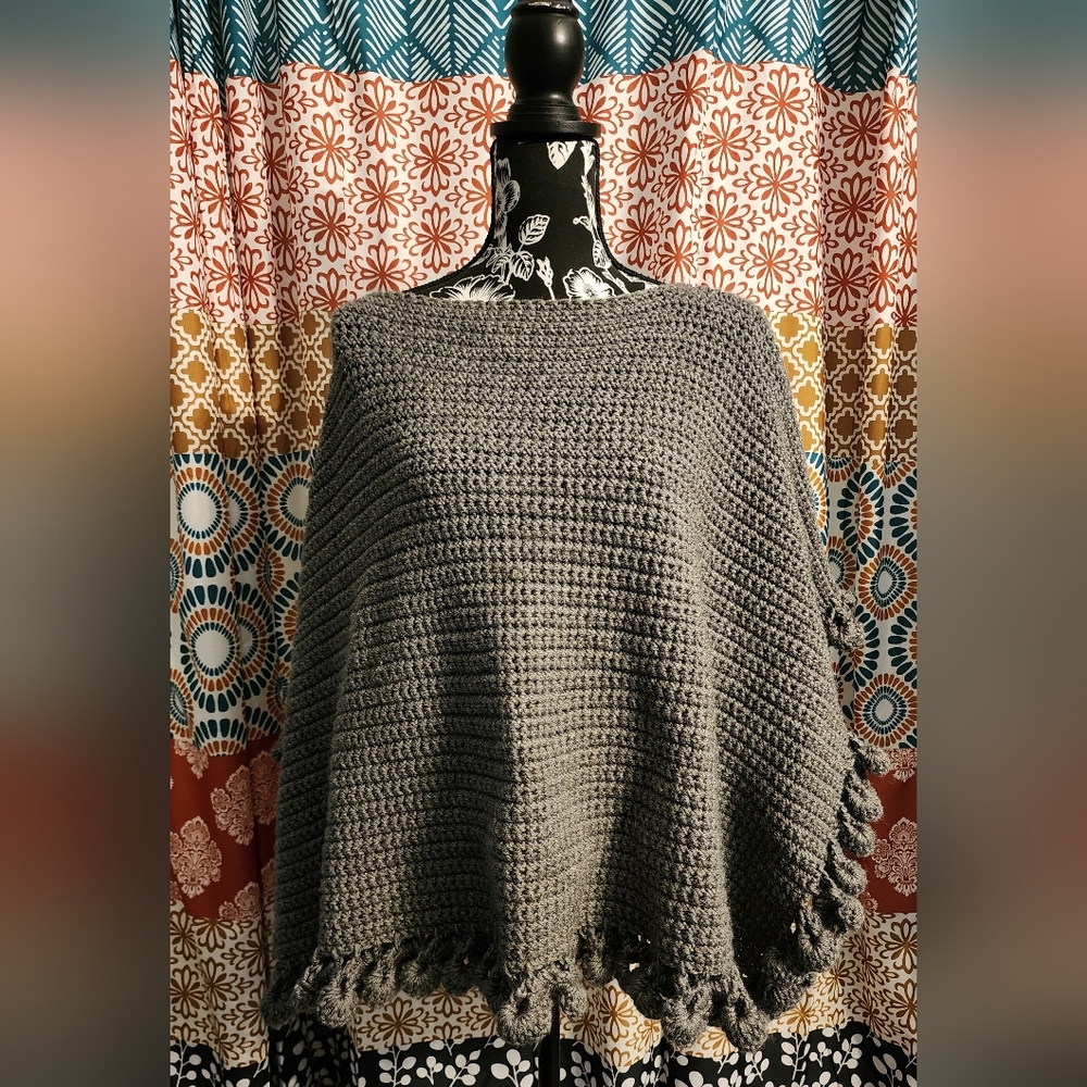 Crochet Poncho - Picture 3 of 5